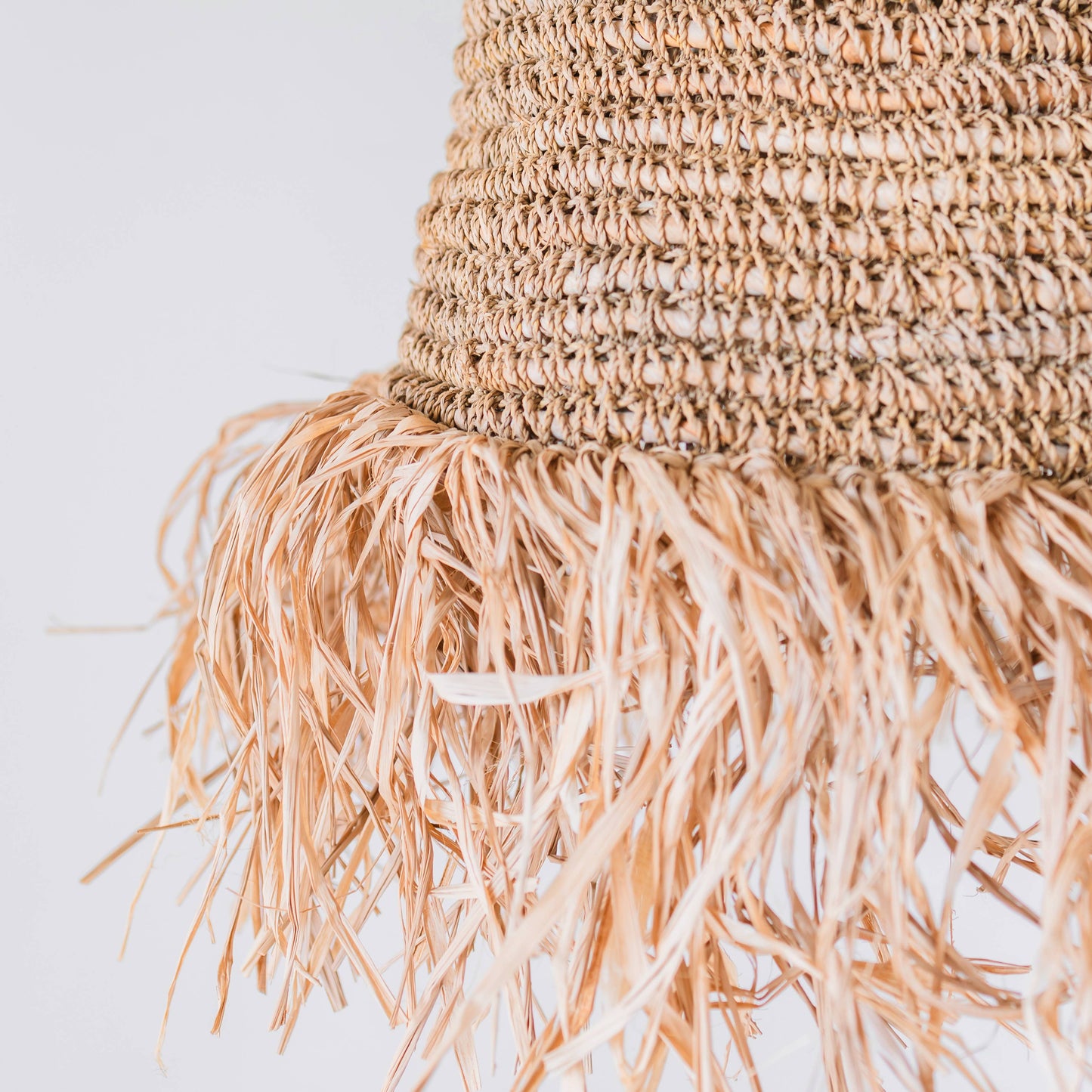 Raffia Lampe | Lampenschirm | Pendelleuchte | AYLA