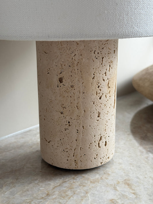Tischlampe | NOOR Travertin