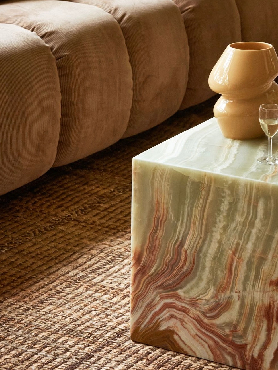 Couchtisch Onyx Marmor | NASSIR