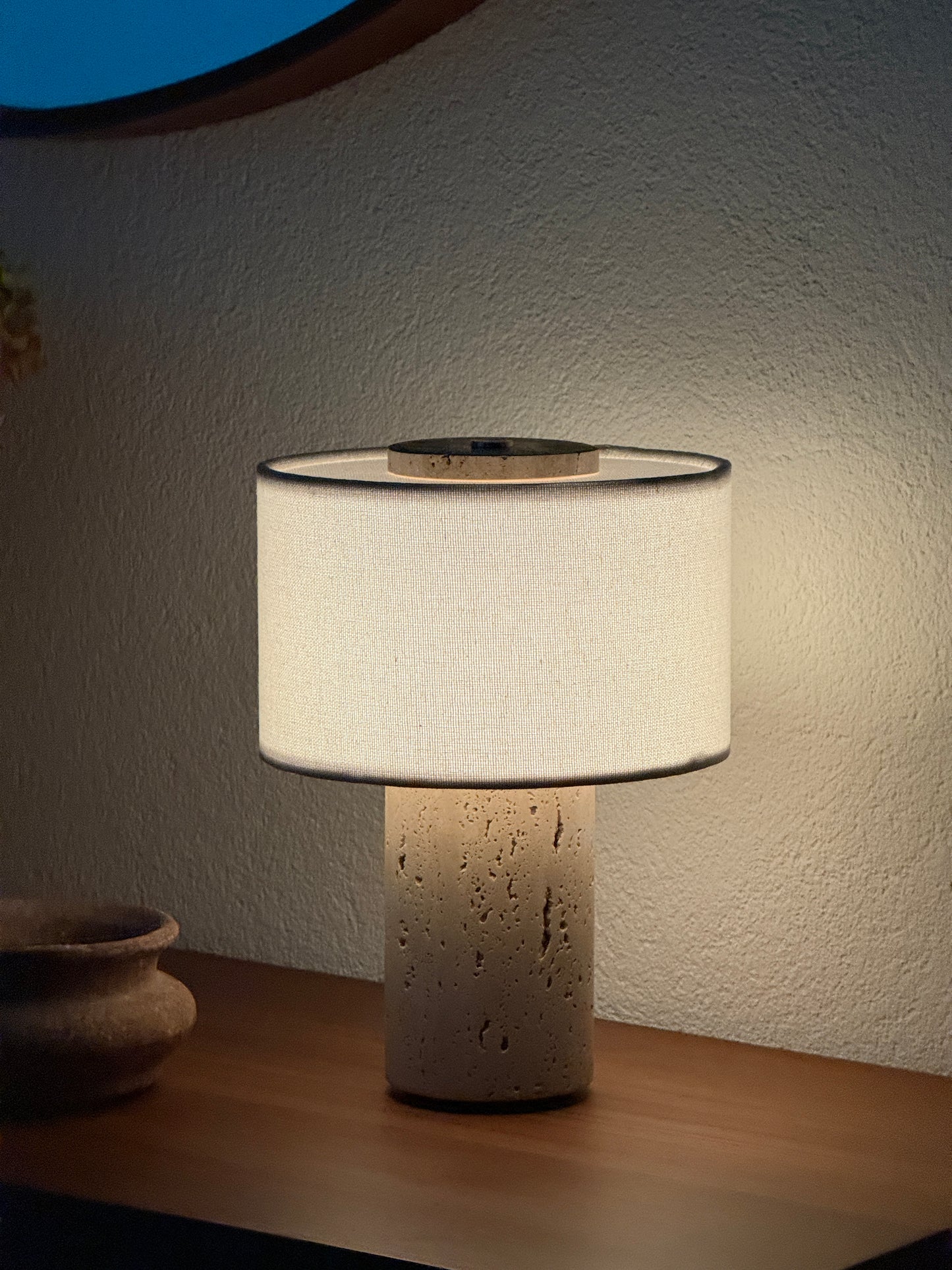 Tischlampe | NOOR Travertin