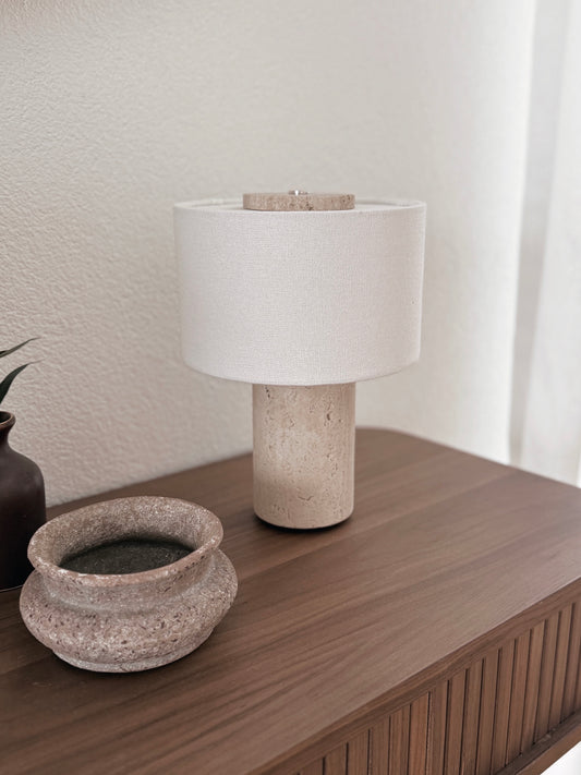 Tischlampe | NOOR Travertin