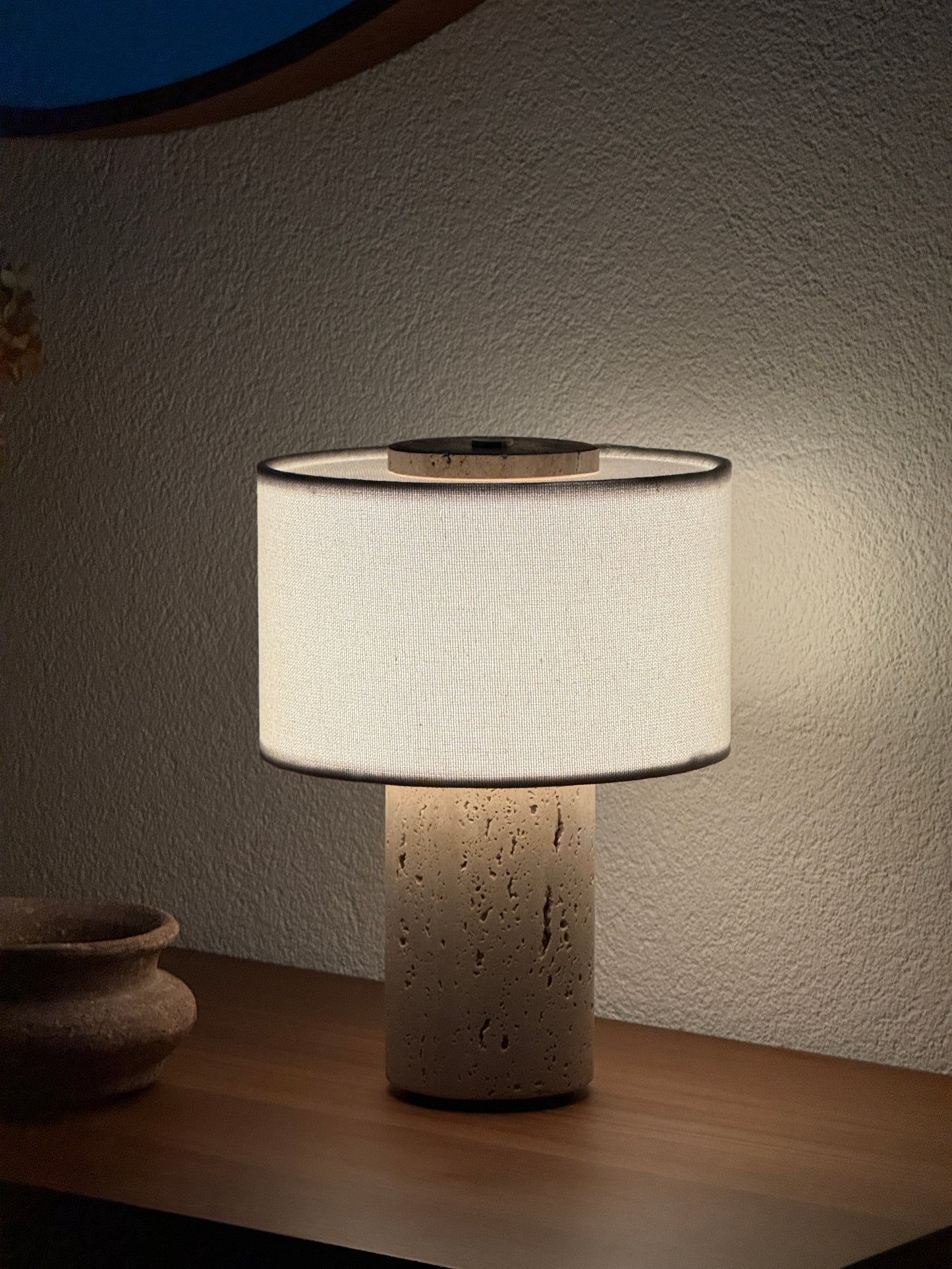 Tischlampe | NOOR Travertin