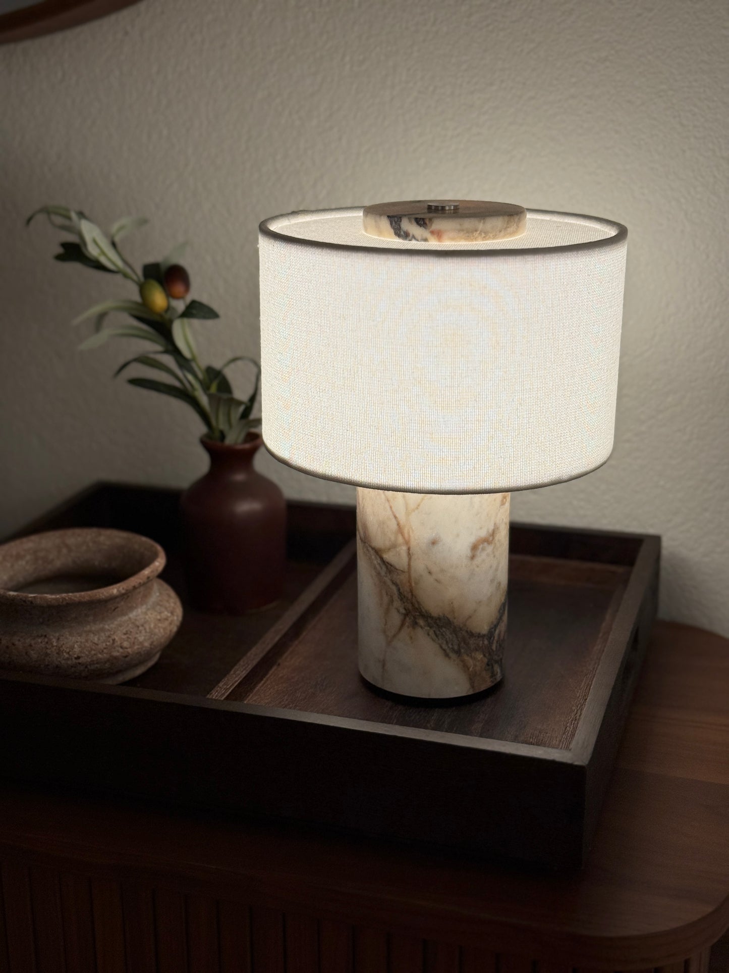 Tischlampe | NOOR Calacatta Marmor