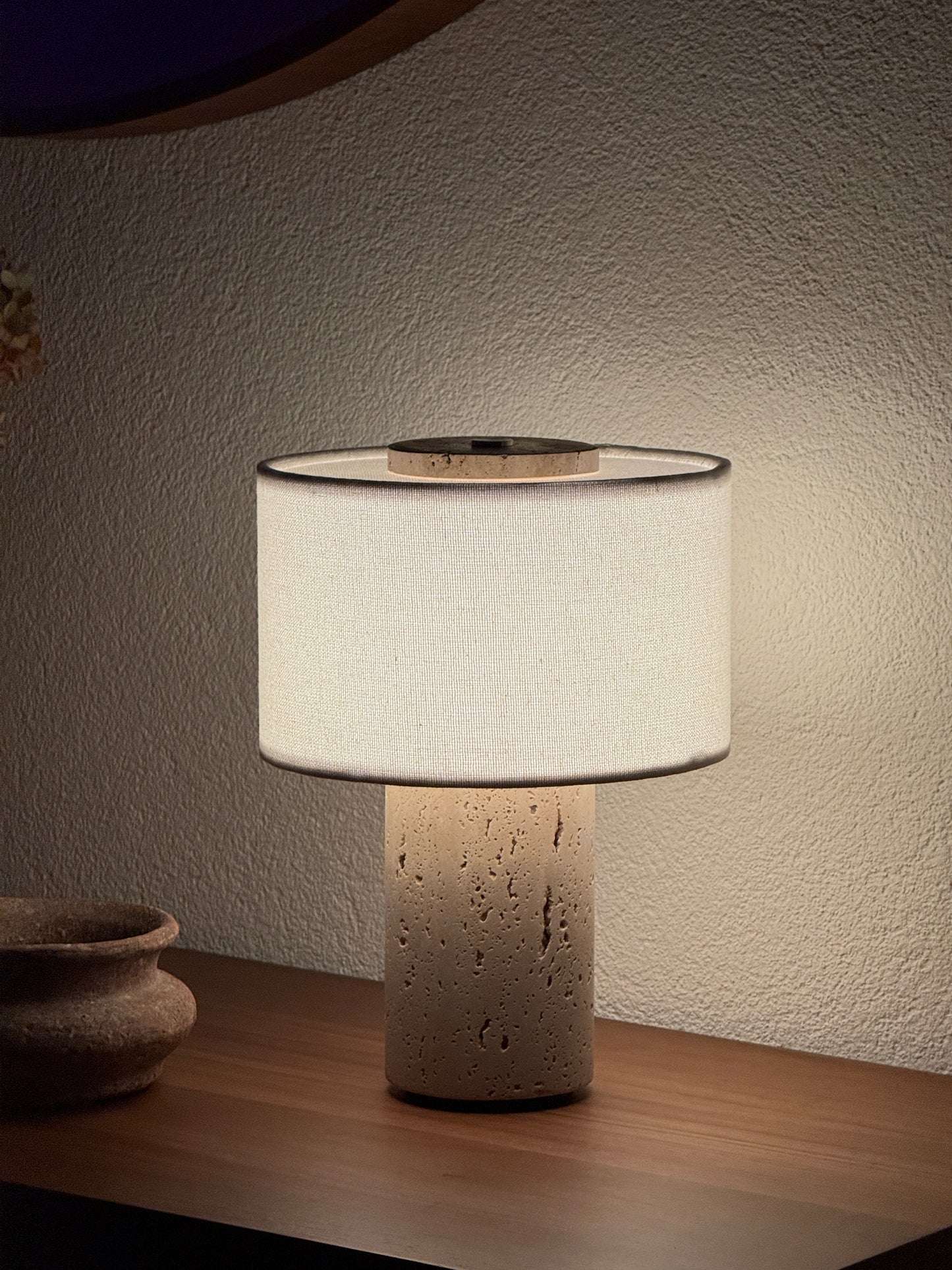 Tischlampe | NOOR Travertin