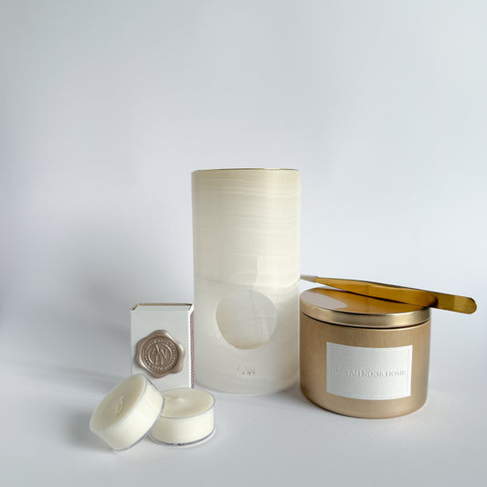 Bakhoor Ritual Set White Onyx