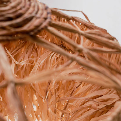 Raffia Hängelampe | KAIA